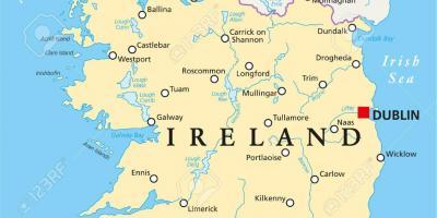 דבלין מפת אירלנד