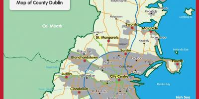 מפה של מחוז דבלין